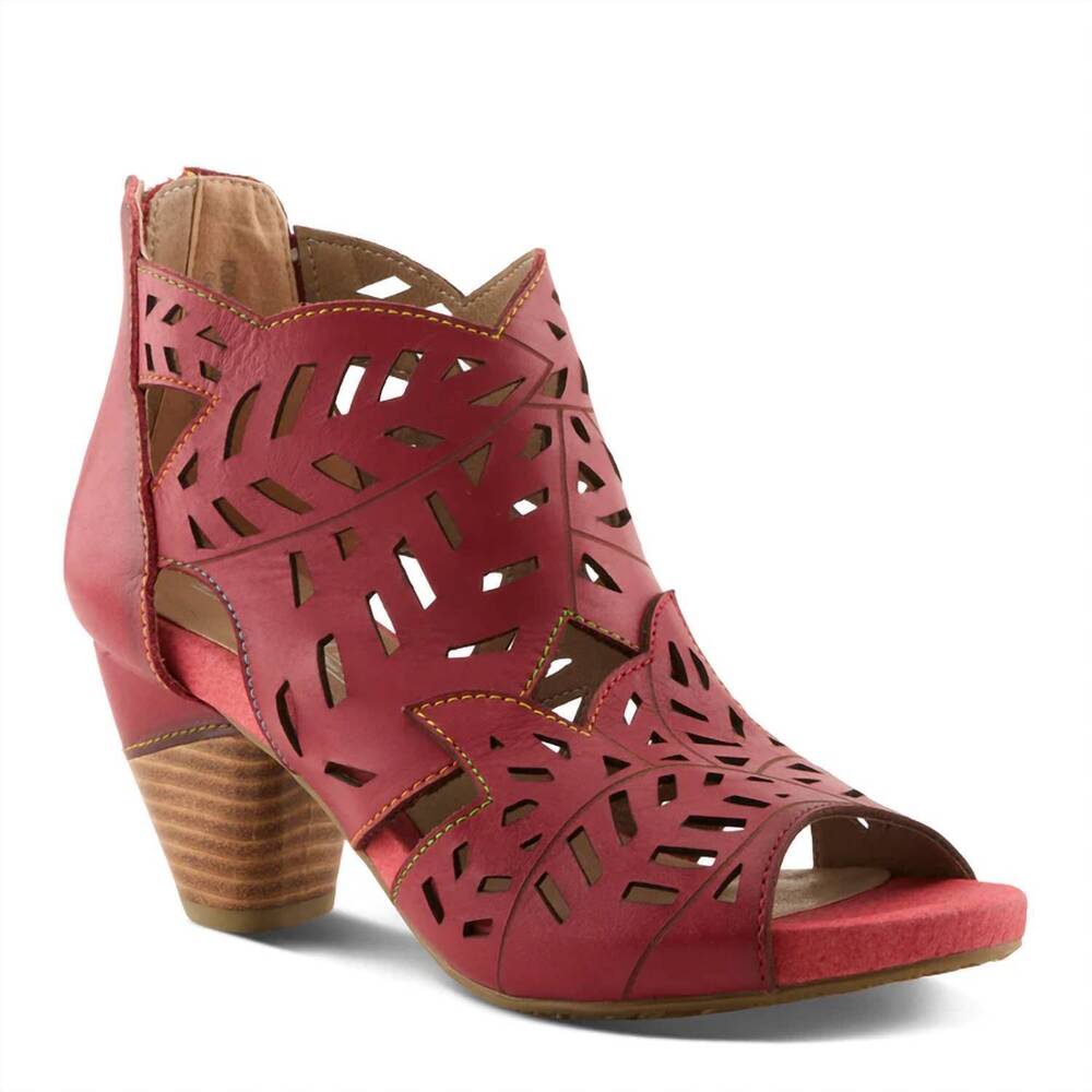 NEW SPRING FOOTWEAR women's icon sandals in red